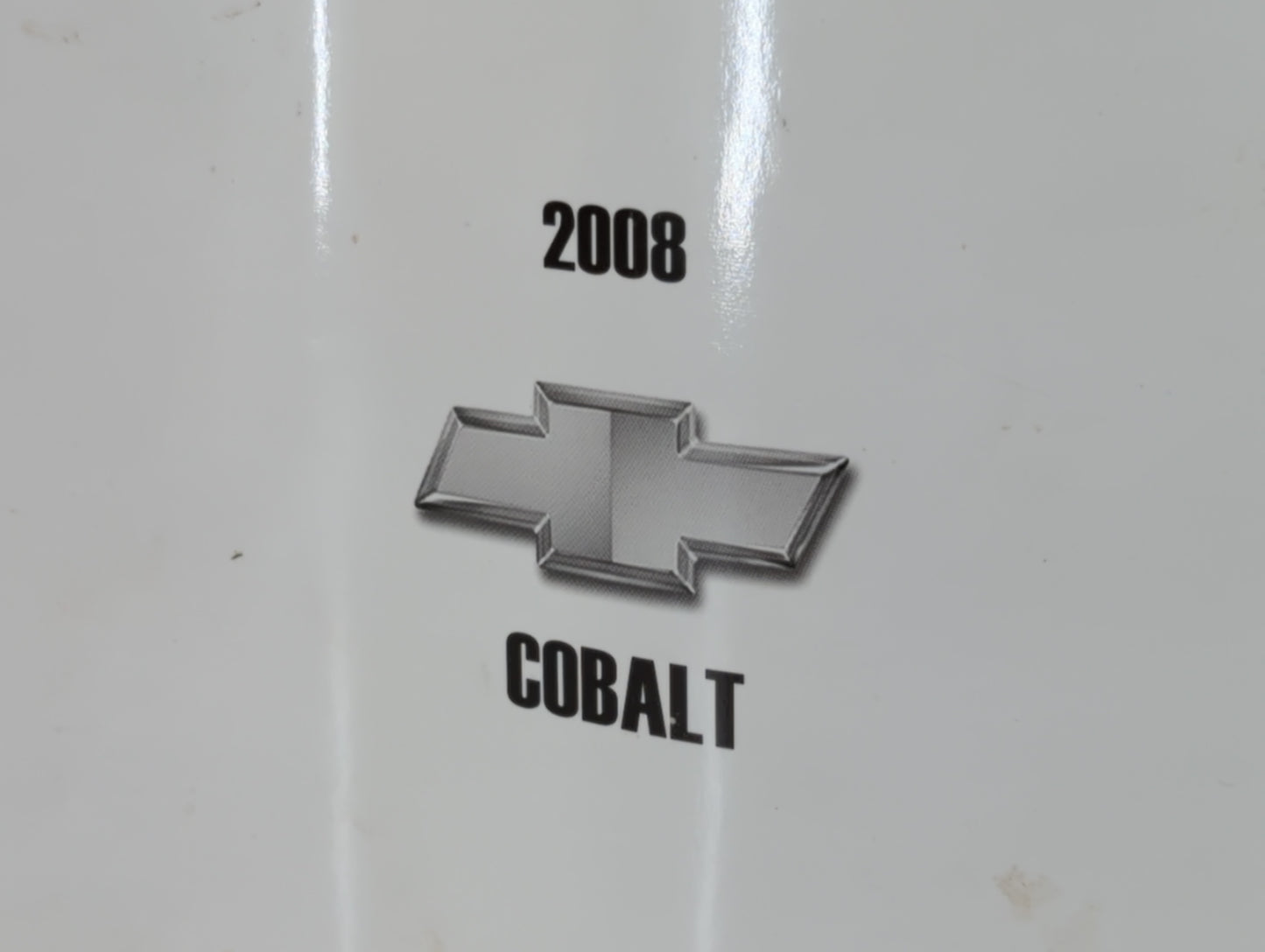 2008 Chevrolet Cobalt Owners Manual Book Guide P/N:15864462 A OEM Used Auto Parts - Oemusedautoparts1.com
