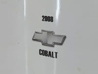 2008 Chevrolet Cobalt Owners Manual Book Guide P/N:15864462 A OEM Used Auto Parts - Oemusedautoparts1.com