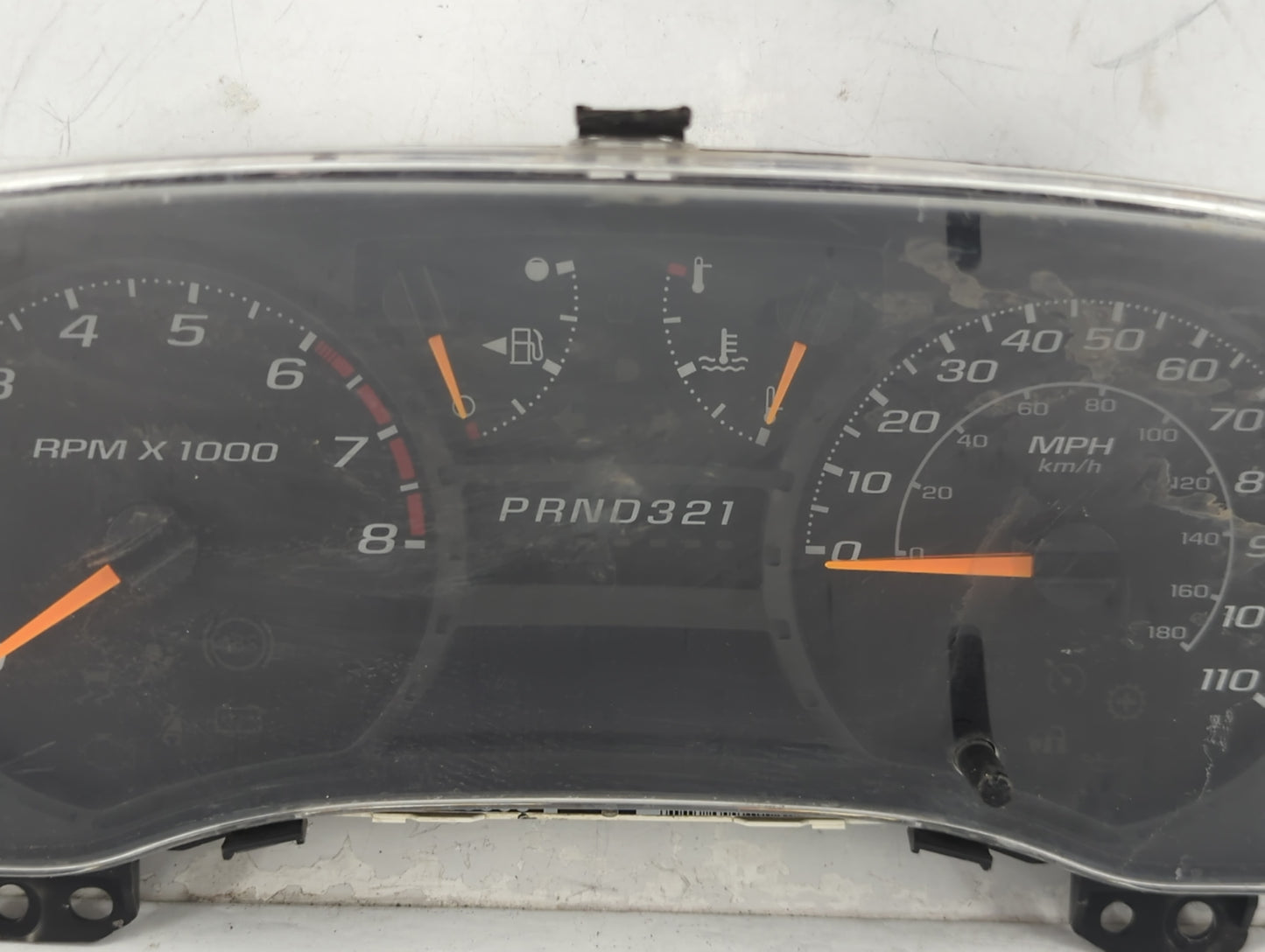 2008 Chevrolet Colorado Instrument Cluster Speedometer Gauges P/N:1610219 NS0839653-5 Fits OEM Used Auto Parts - Oemusedauto