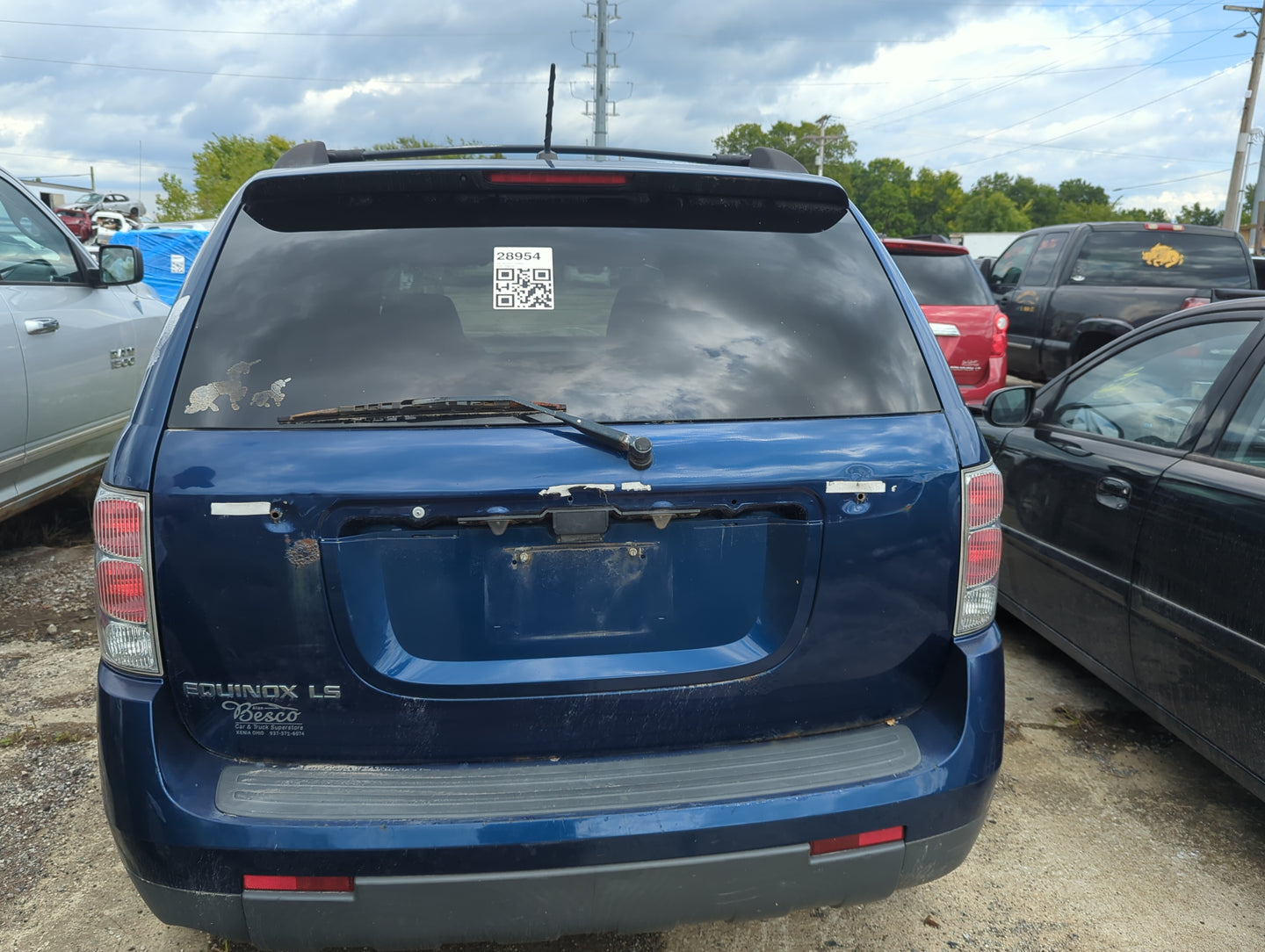 2007-2009 Chevrolet Equinox Trunk/decklid/hatch/tailgate Oem - Oemusedautoparts1.com