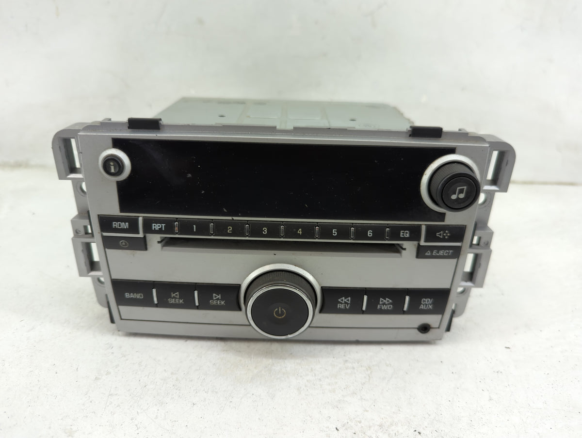 2008 Chevrolet Equinox Radio AM FM Cd Player Receiver Replacement P/N:25956995 Fits OEM Used Auto Parts - Oemusedautoparts1.
