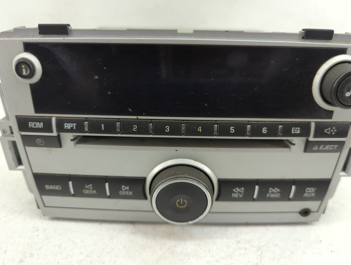 2008 Chevrolet Equinox Radio AM FM Cd Player Receiver Replacement P/N:25956995 Fits OEM Used Auto Parts - Oemusedautoparts1.