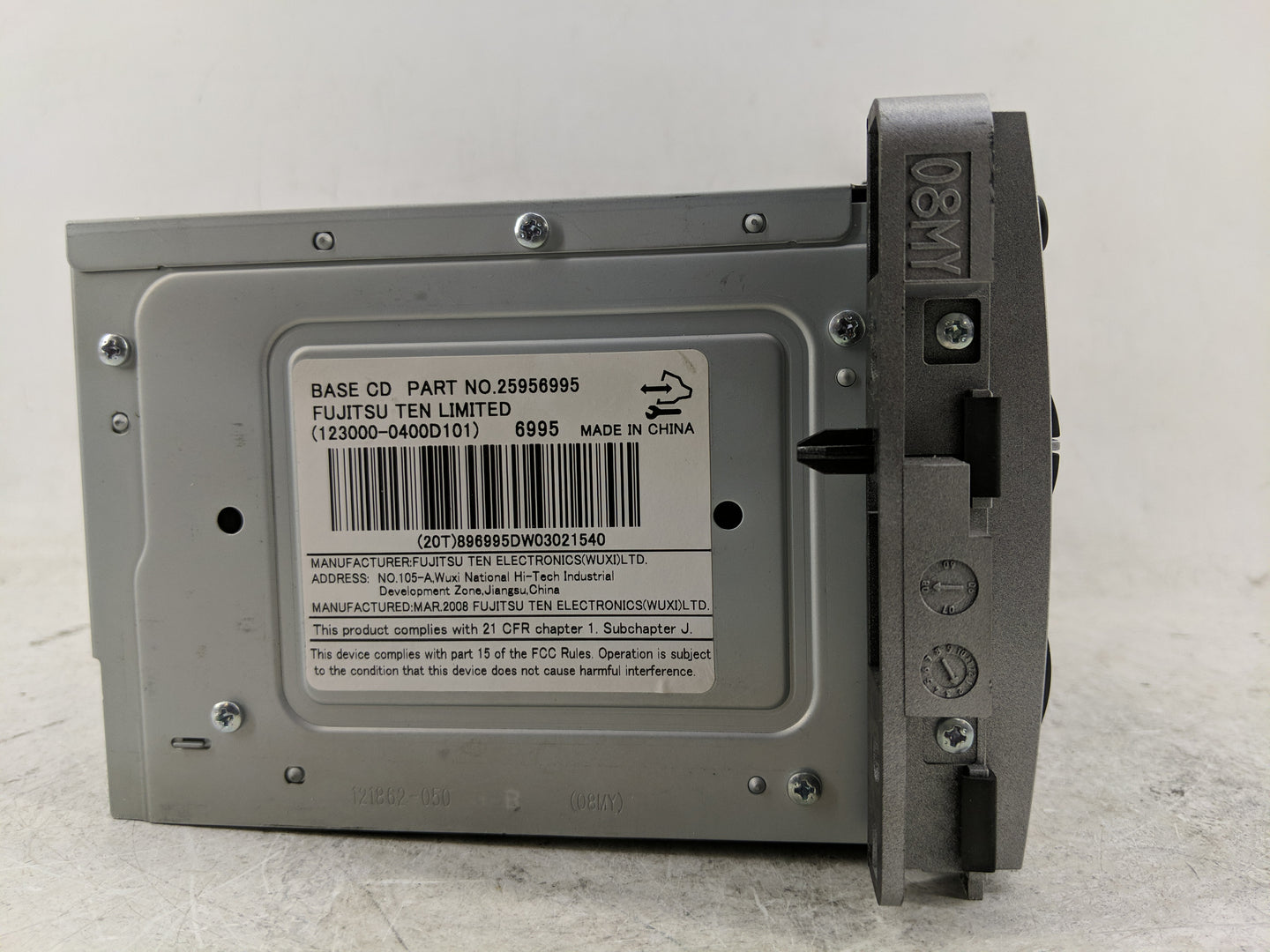 2008 Chevrolet Equinox Radio AM FM Cd Player Receiver Replacement P/N:25956995 Fits OEM Used Auto Parts - Oemusedautoparts1.