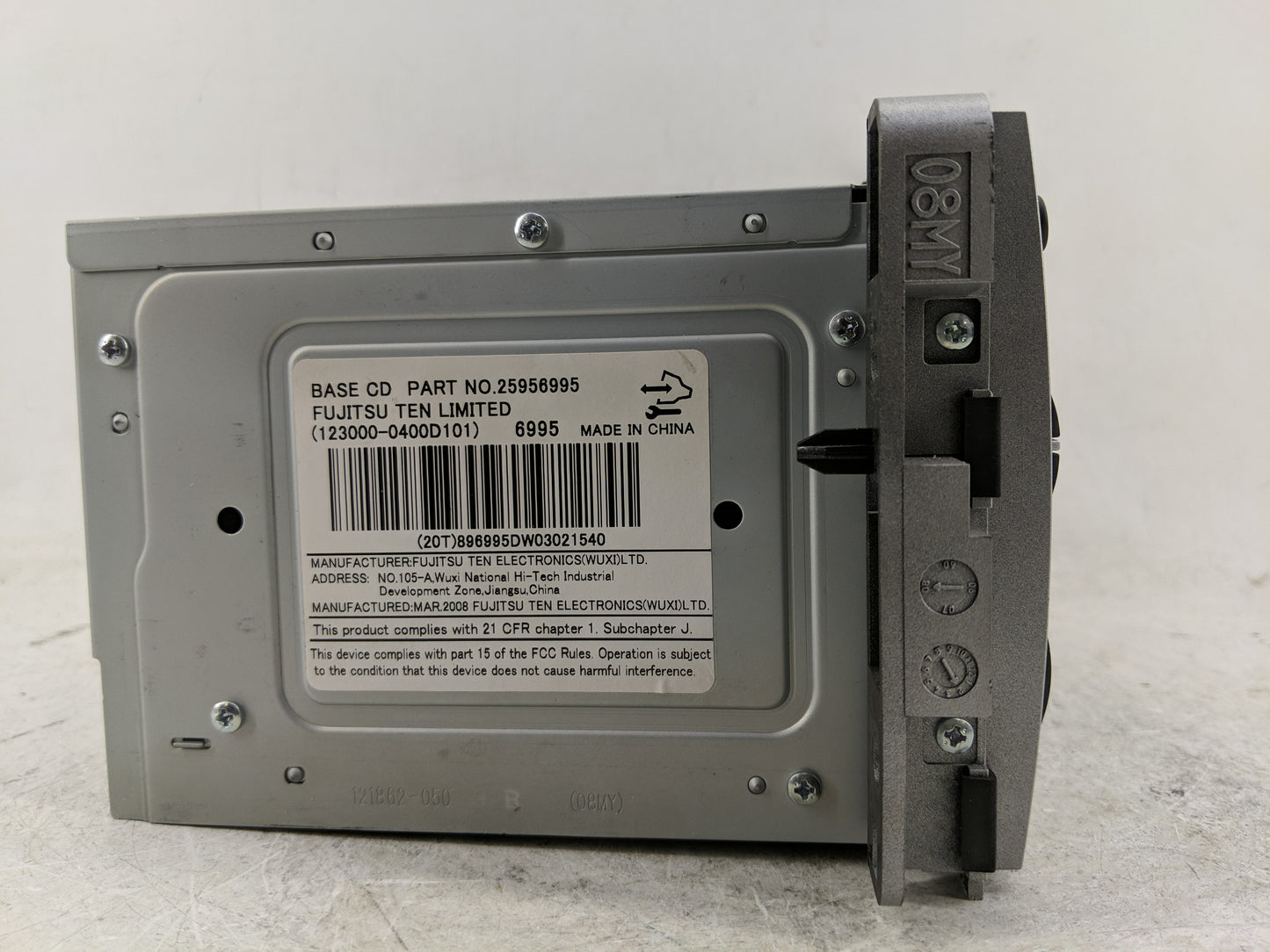 2008 Chevrolet Equinox Radio AM FM Cd Player Receiver Replacement P/N:25956995 Fits OEM Used Auto Parts - Oemusedautoparts1.
