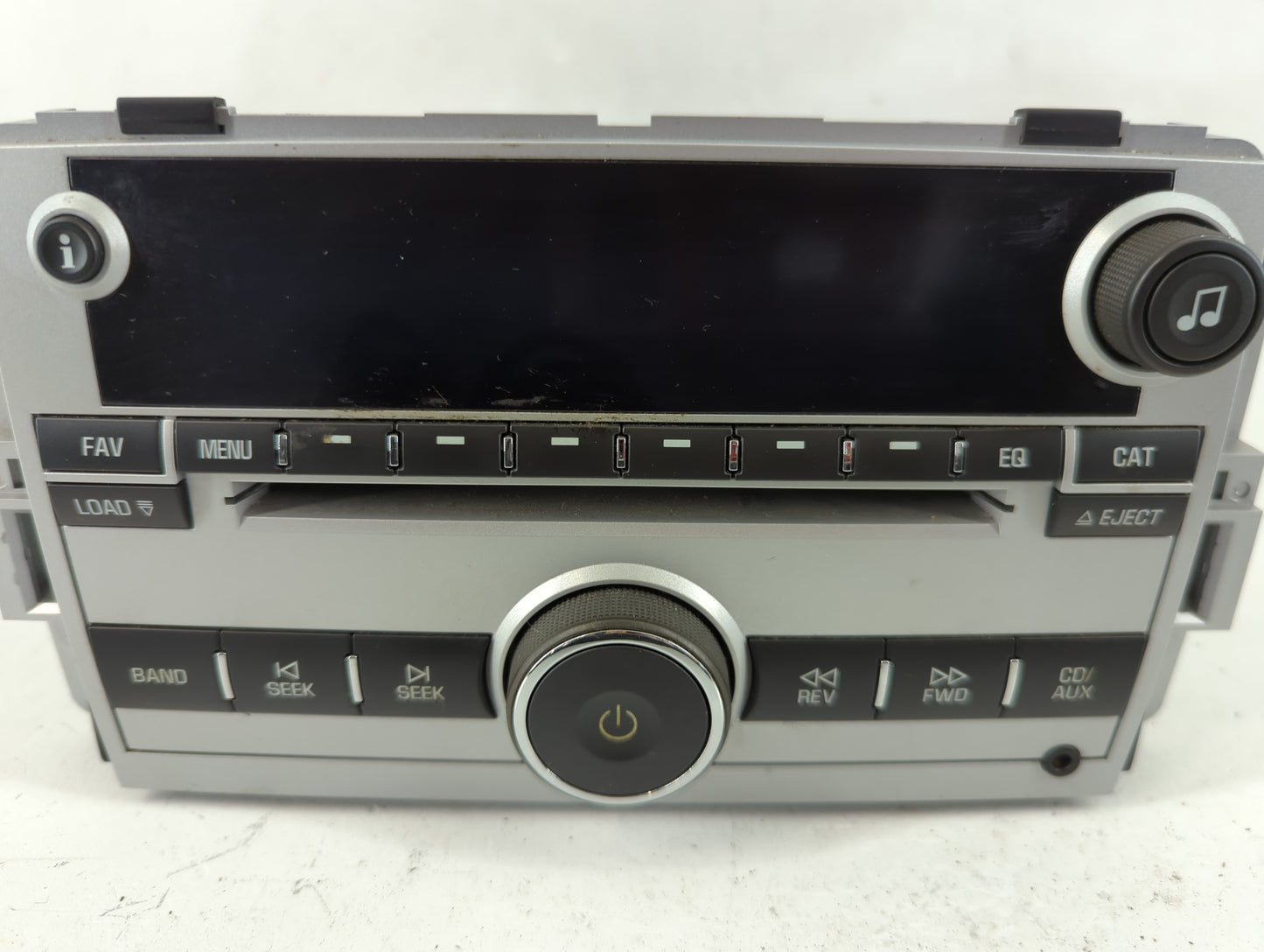 2008 Chevrolet Equinox Radio AM FM Cd Player Receiver Replacement P/N:25887900 Fits OEM Used Auto Parts - Oemusedautoparts1.