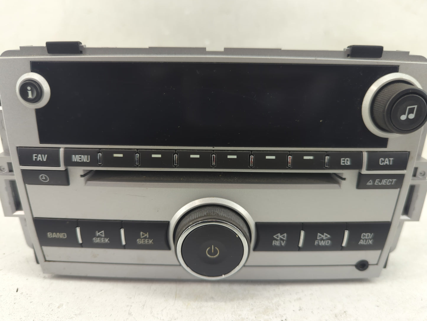 2008 Chevrolet Equinox Radio AM FM Cd Player Receiver Replacement P/N:25956994 Fits OEM Used Auto Parts - Oemusedautoparts1.