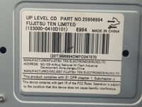 2008 Chevrolet Equinox Radio AM FM Cd Player Receiver Replacement P/N:25956994 Fits OEM Used Auto Parts - Oemusedautoparts1.