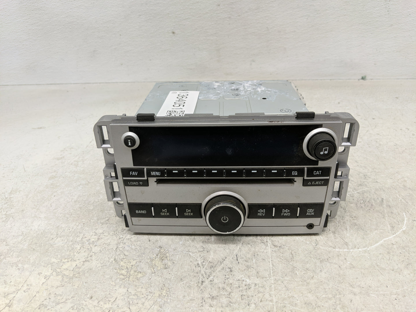 2008 Chevrolet Equinox Radio AM FM Cd Player Receiver Replacement Fits OEM Used Auto Parts - Oemusedautoparts1.com