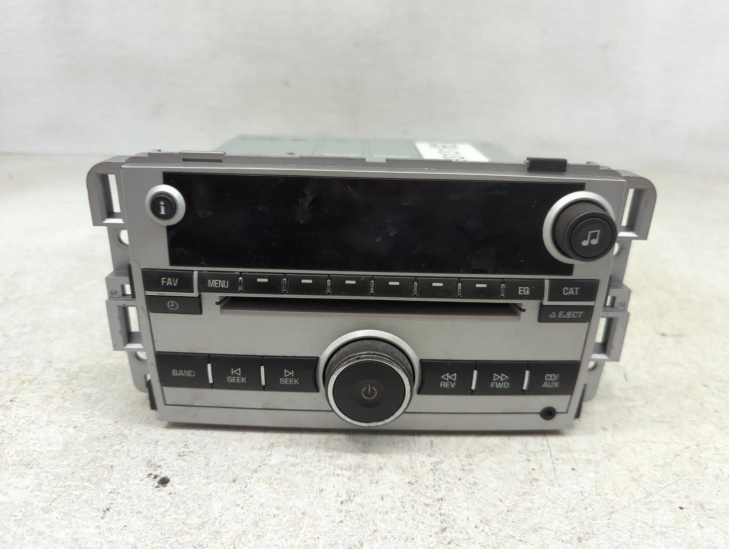 2008 Chevrolet Equinox Radio AM FM Cd Player Receiver Replacement P/N:25887899 Fits OEM Used Auto Parts - Oemusedautoparts1.