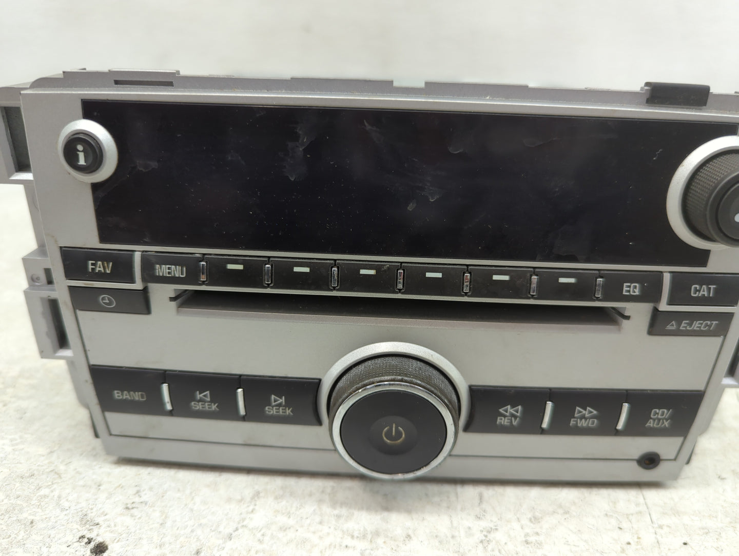 2008 Chevrolet Equinox Radio AM FM Cd Player Receiver Replacement P/N:25887899 Fits OEM Used Auto Parts - Oemusedautoparts1.