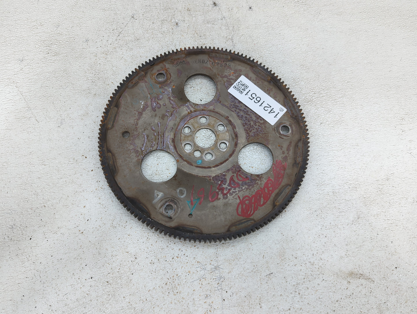 2005-2009 Chevrolet Equinox Transmission Flywheel Flexplate Fits Fits 2005 2006 2007 2008 2009 OEM Used Auto Parts - Oemused