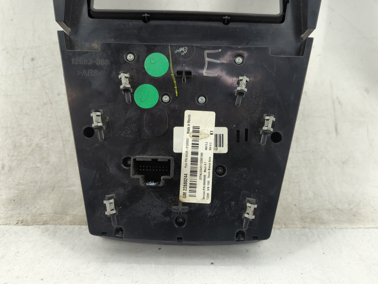 2007-2009 Chevrolet Equinox Climate Control Module Temperature AC/Heater Replacement P/N:22880244 90025-512/0003 Fits OEM Us