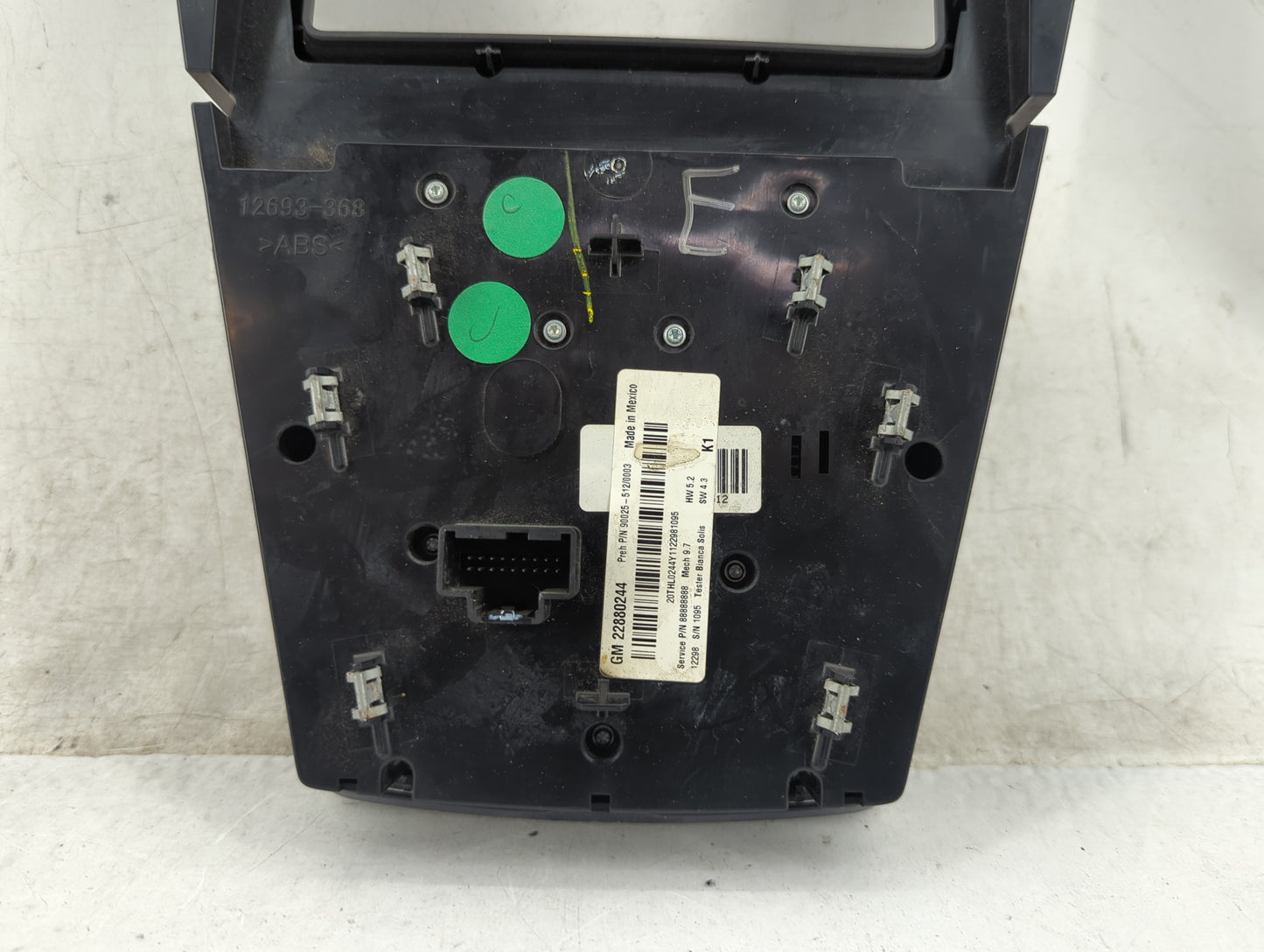 2007-2009 Chevrolet Equinox Climate Control Module Temperature AC/Heater Replacement P/N:22880244 90025-512/0003 Fits OEM Us
