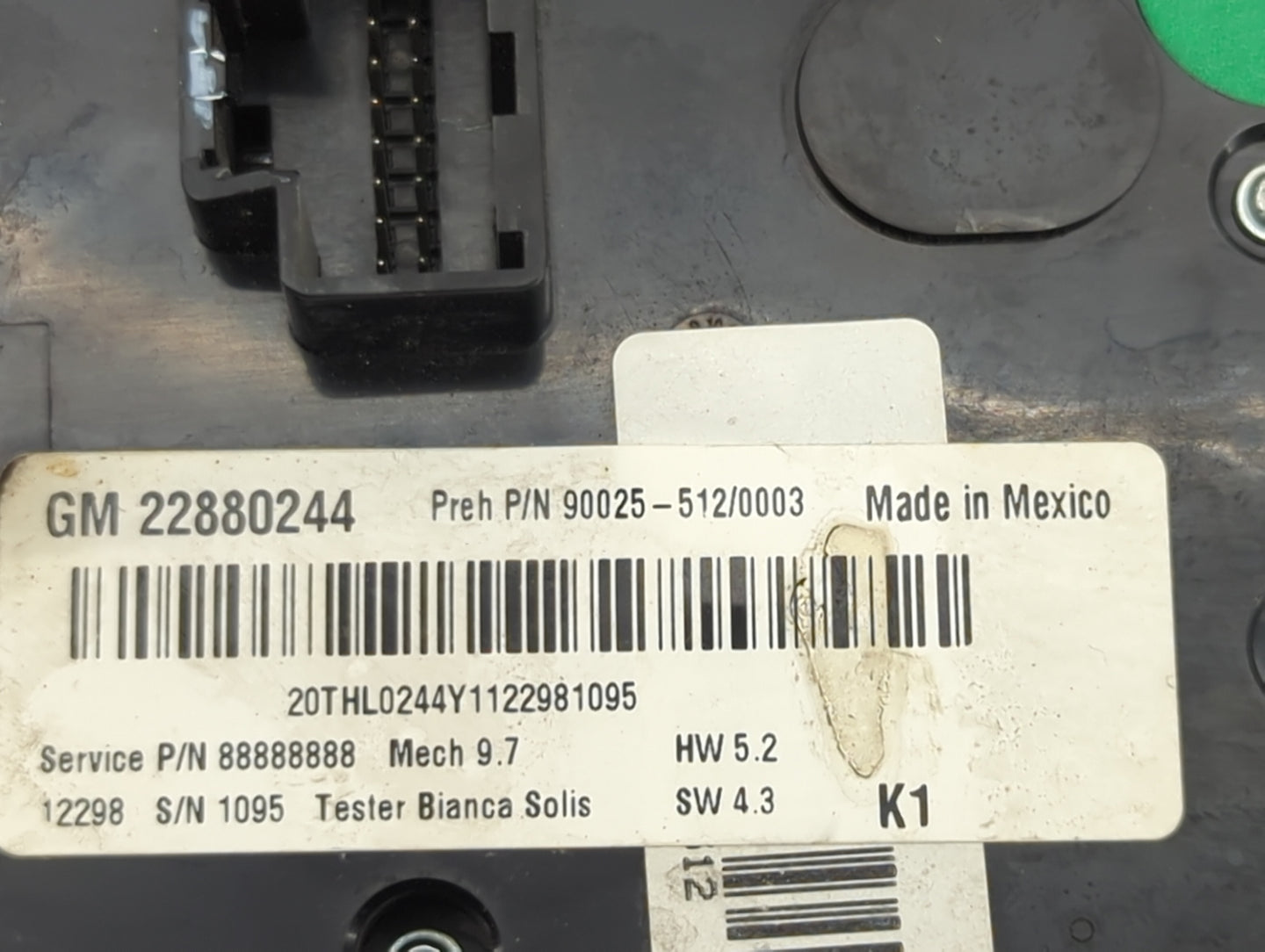 2007-2009 Chevrolet Equinox Climate Control Module Temperature AC/Heater Replacement P/N:22880244 90025-512/0003 Fits OEM Us