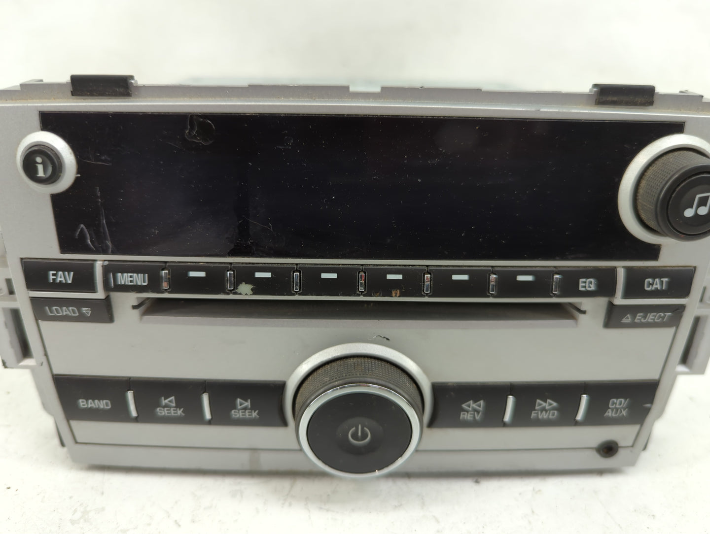 2008 Chevrolet Equinox Radio AM FM Cd Player Receiver Replacement P/N:25920405 Fits OEM Used Auto Parts - Oemusedautoparts1.