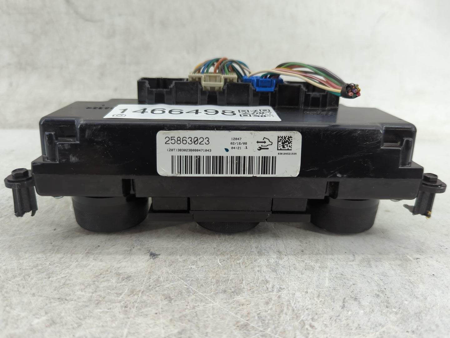 2007-2009 Chevrolet Equinox Climate Control Module Temperature AC/Heater Replacement P/N:25863023 Fits Fits 2007 2008 2009 O