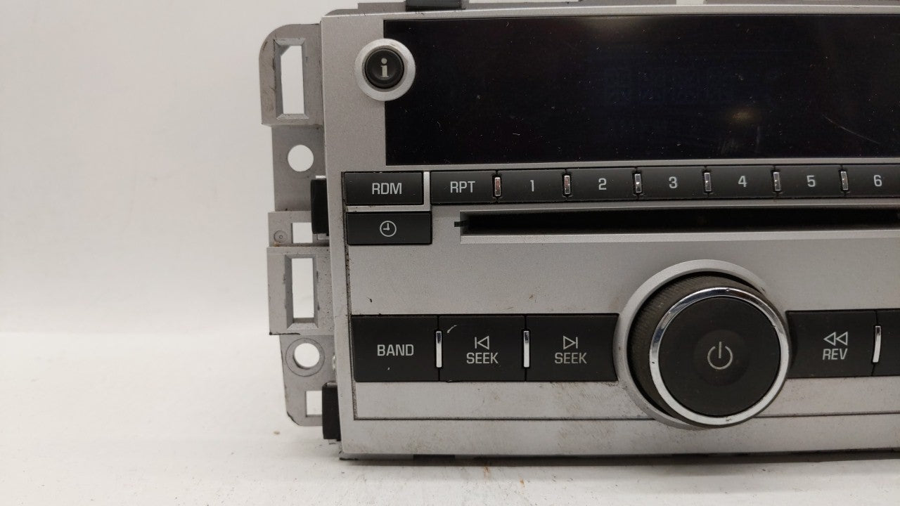 2008 Chevrolet Equinox Radio AM FM Cd Player Receiver Replacement P/N:25854783 25956995 Fits OEM Used Auto Parts - Oemusedau