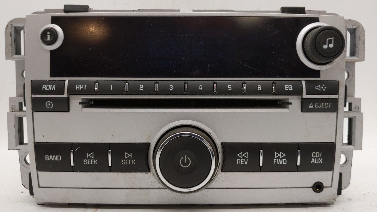 2008 Chevrolet Equinox Radio AM FM Cd Player Receiver Replacement P/N:25854783 25956995 Fits OEM Used Auto Parts - Oemusedau