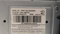 2008 Chevrolet Equinox Radio AM FM Cd Player Receiver Replacement P/N:25854783 25956995 Fits OEM Used Auto Parts - Oemusedau