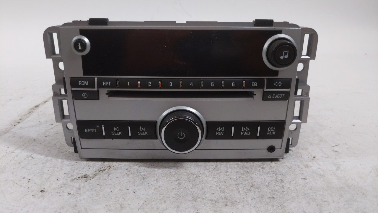 2008 Chevrolet Equinox Radio AM FM Cd Player Receiver Replacement P/N:25854783 25956995 Fits OEM Used Auto Parts - Oemusedau