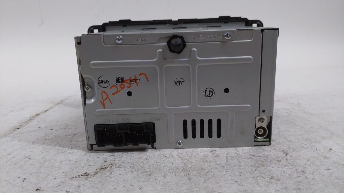 2008 Chevrolet Equinox Radio AM FM Cd Player Receiver Replacement P/N:25854783 25956995 OEM Used Auto Parts - Oemusedautopar