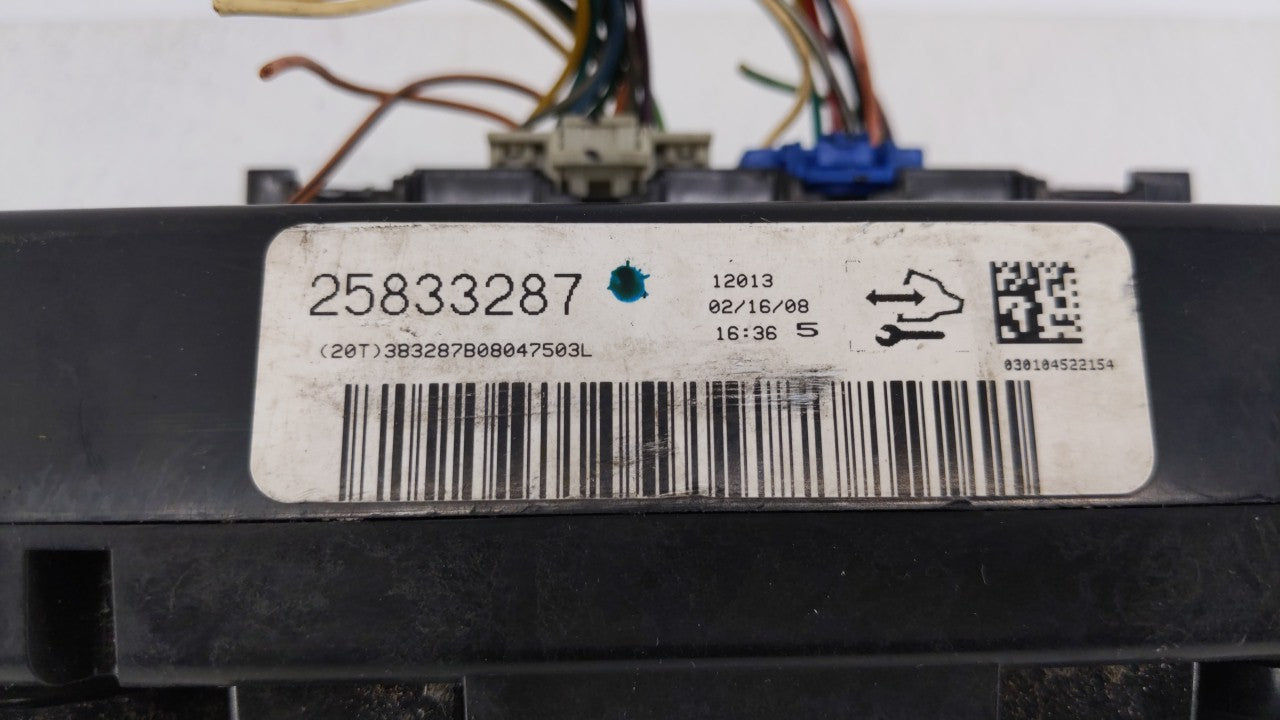 2007-2009 Chevrolet Equinox Climate Control Module Temperature AC/Heater Replacement P/N:25950961 25833287 Fits OEM Used Aut