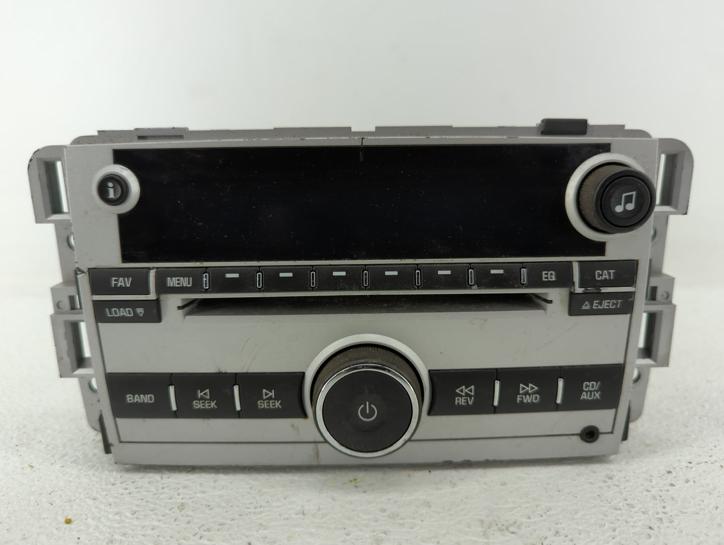 2008 Chevrolet Equinox Radio AM FM Cd Player Receiver Replacement P/N:25887900 Fits OEM Used Auto Parts - Oemusedautoparts1.