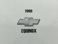 2008 Chevrolet Equinox Owners Manual Book Guide OEM Used Auto Parts - Oemusedautoparts1.com