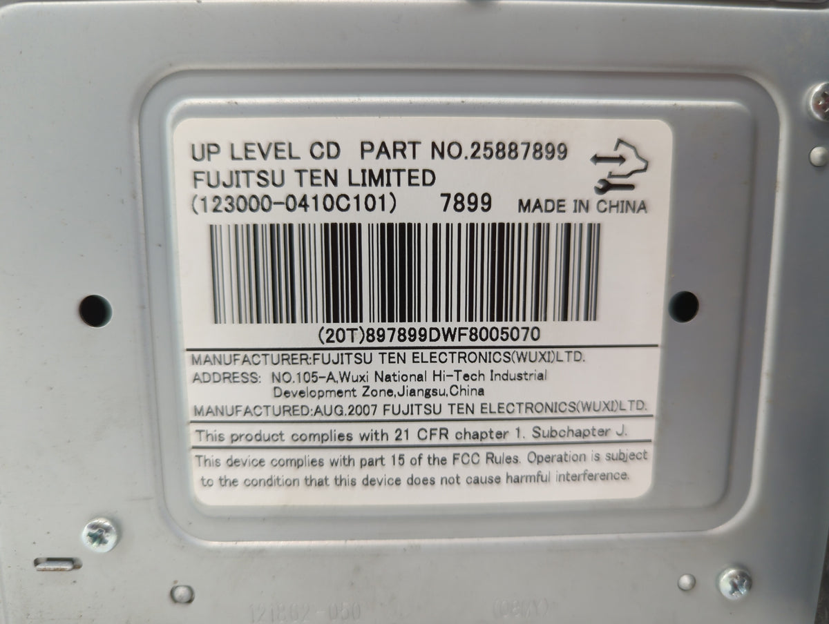 2008-2008 Chevrolet Equinox Am Fm Cd Player Radio Receiver 452027 - Oemusedautoparts1.com