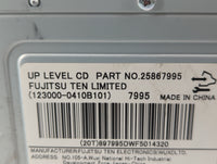 2008 Chevrolet Equinox Radio AM FM Cd Player Receiver Replacement P/N:25956994 25956995, 25887899 Fits OEM Used Auto Parts -