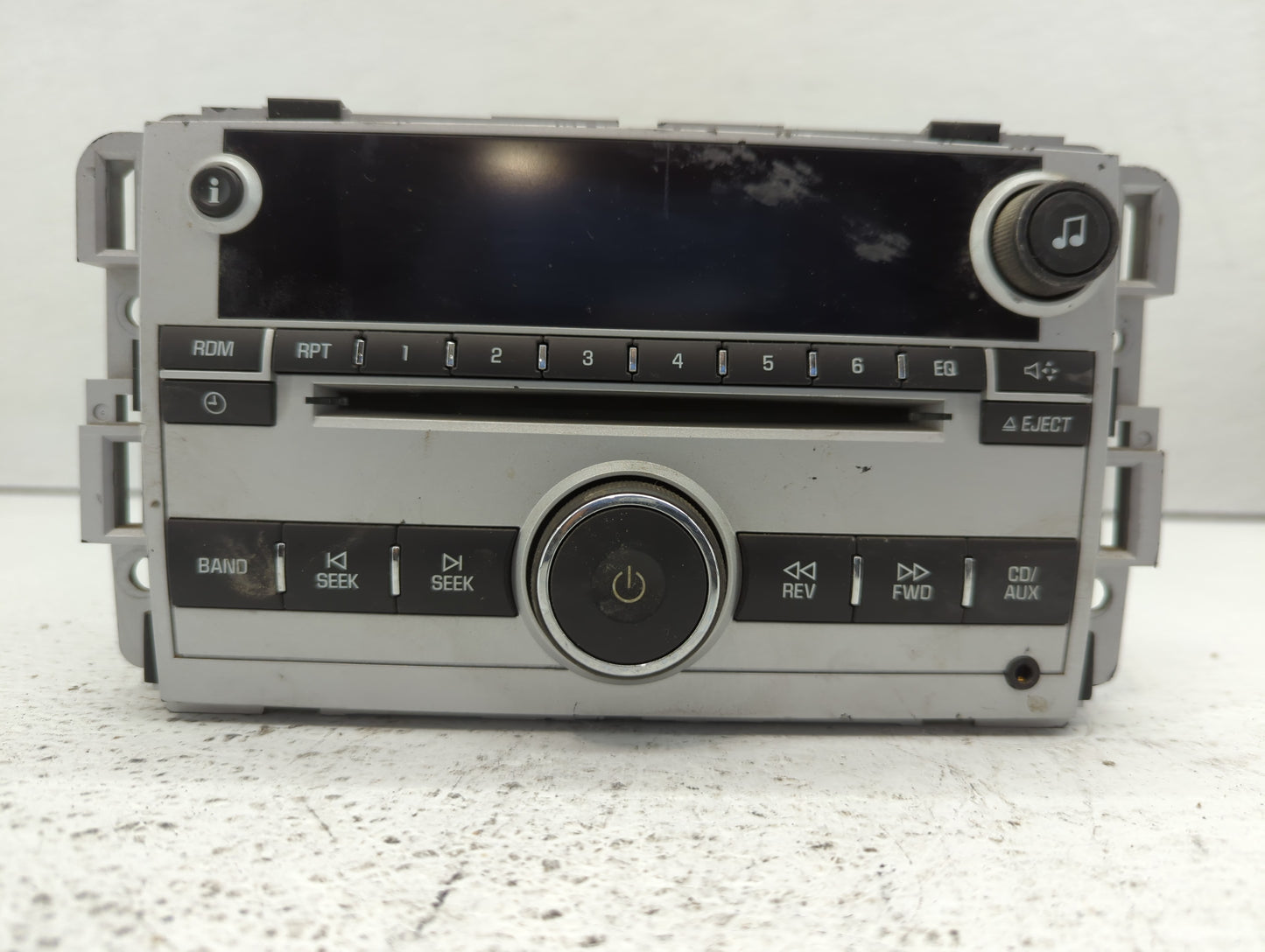 2008 Chevrolet Equinox Radio AM FM Cd Player Receiver Replacement P/N:25956995 25854783 Fits OEM Used Auto Parts - Oemusedau