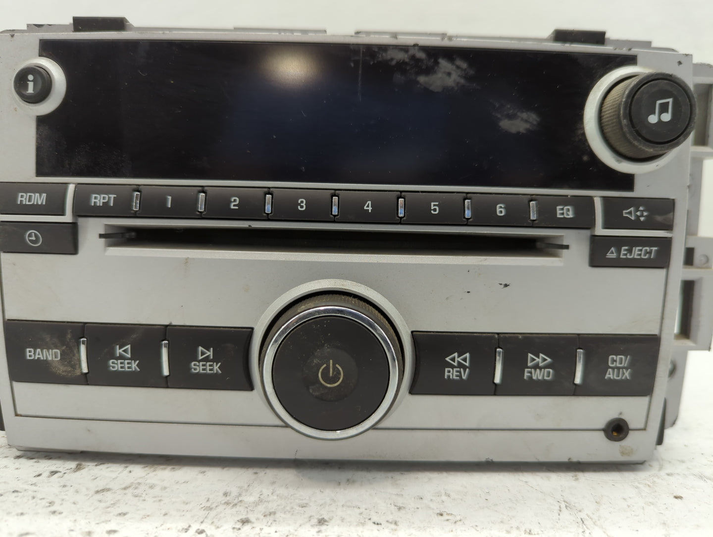 2008 Chevrolet Equinox Radio AM FM Cd Player Receiver Replacement P/N:25956995 25854783 Fits OEM Used Auto Parts - Oemusedau