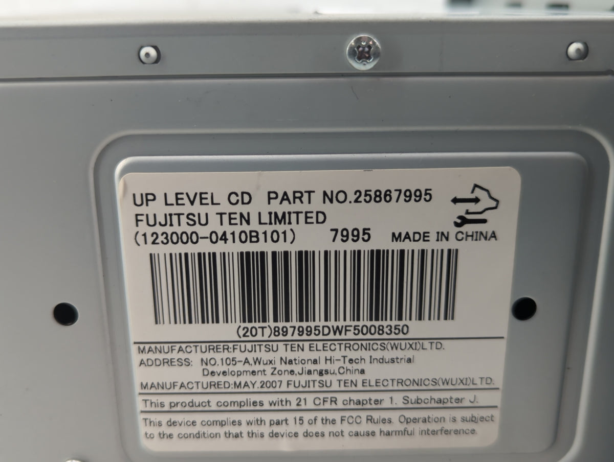 2008-2008 Chevrolet Equinox Am Fm Cd Player Radio Receiver 568220 - Oemusedautoparts1.com