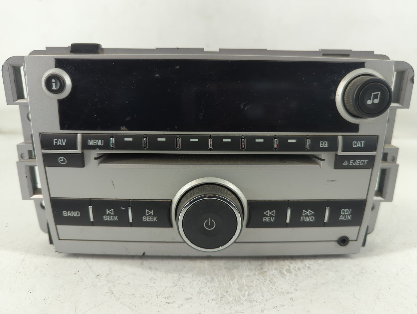2008 Chevrolet Equinox Radio AM FM Cd Player Receiver Replacement P/N:25956994 Fits OEM Used Auto Parts - Oemusedautoparts1.