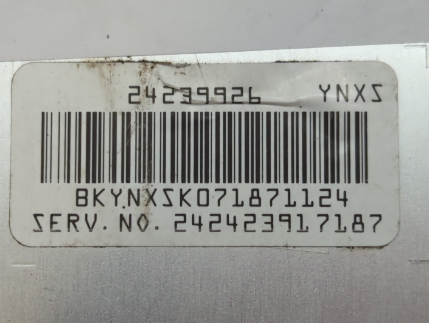 2008 Chevrolet Express 2500 PCM Engine Control Computer ECU ECM PCU OEM P/N:242423917187 24239926 Fits OEM Used Auto Parts -