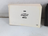 2008 Chevrolet Impala Owners Manual Book Guide P/N:15863019 B OEM Used Auto Parts - Oemusedautoparts1.com