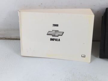 2008 Chevrolet Impala Owners Manual Book Guide P/N:15863019 B OEM Used Auto Parts