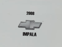 2008 Chevrolet Impala Owners Manual Book Guide P/N:15863019 B OEM Used Auto Parts - Oemusedautoparts1.com
