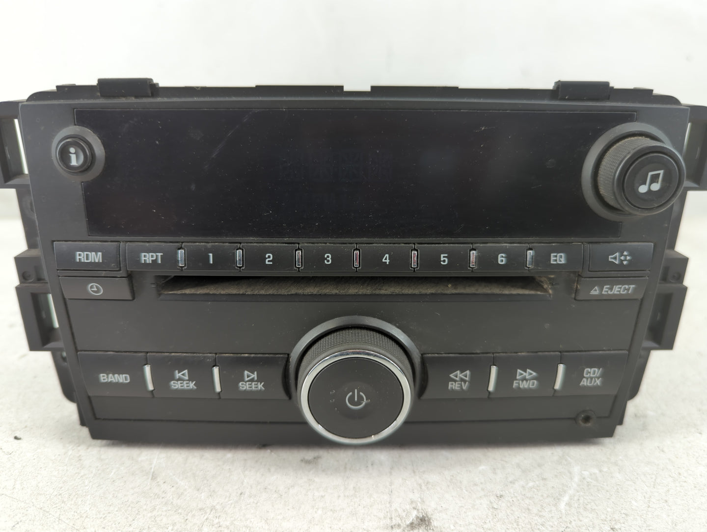 2007-2008 Chevrolet Impala Radio AM FM Cd Player Receiver Replacement P/N:25957376 Fits Fits 2007 2008 OEM Used Auto Parts -