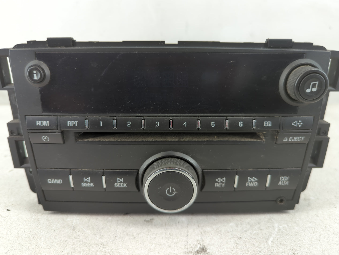 2007-2008 Chevrolet Impala Radio AM FM Cd Player Receiver Replacement P/N:25957376 Fits Fits 2007 2008 OEM Used Auto Parts -