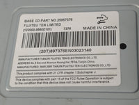 2007-2008 Chevrolet Impala Radio AM FM Cd Player Receiver Replacement P/N:25957376 Fits Fits 2007 2008 OEM Used Auto Parts -