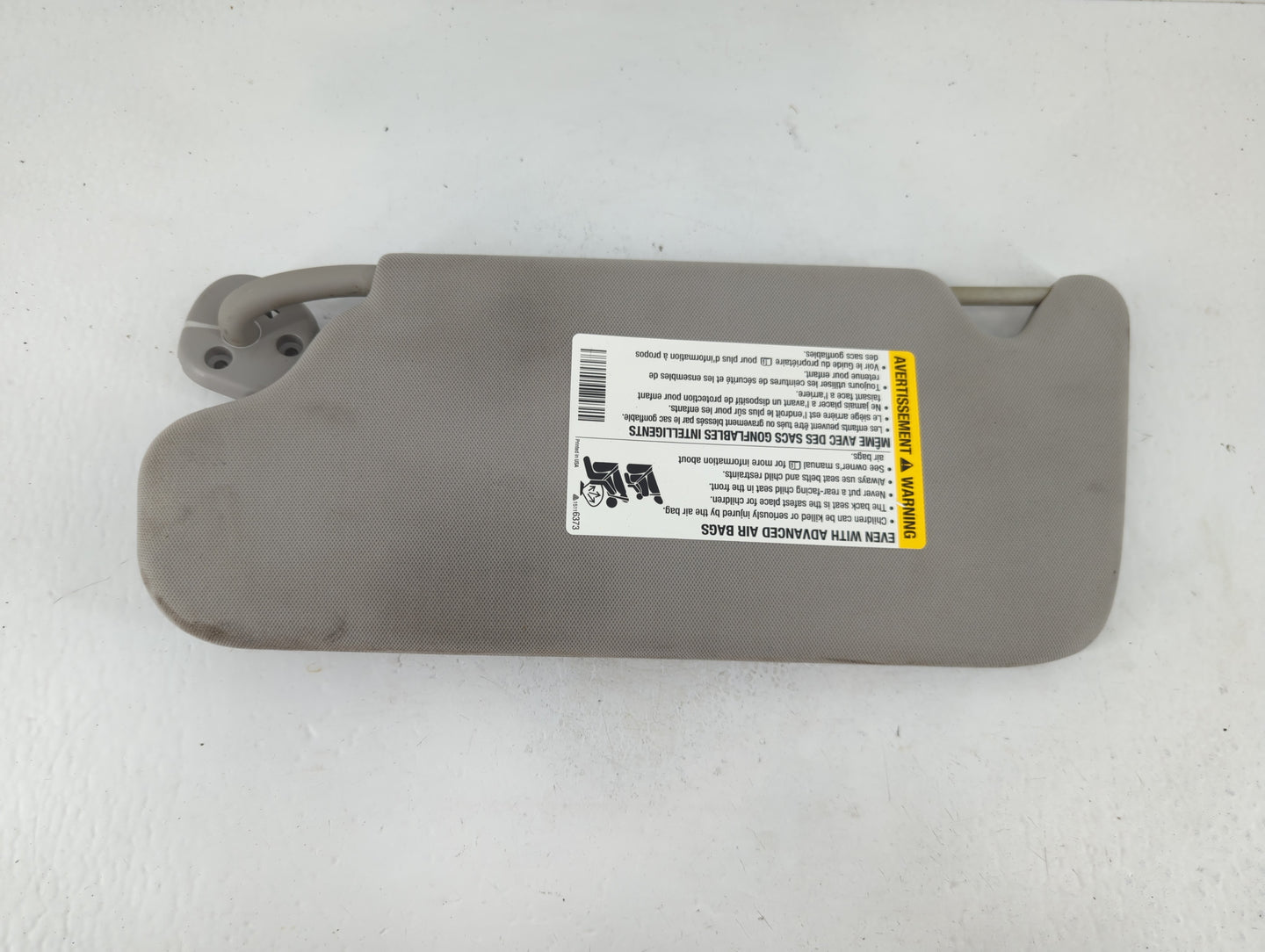 2006-2016 Chevrolet Impala Sun Visor Shade Replacement Passenger Right Mirror Fits OEM Used Auto Parts - Oemusedautoparts1.c