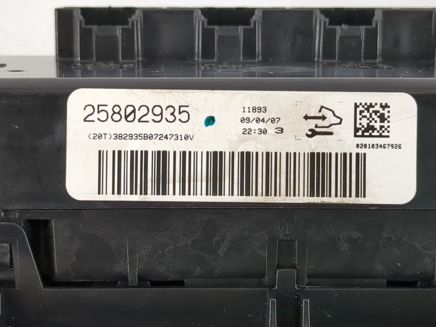 2006-2008 Chevrolet Impala Climate Control Module Temperature AC/Heater Replacement P/N:25802935 Fits Fits 2006 2007 2008 OE