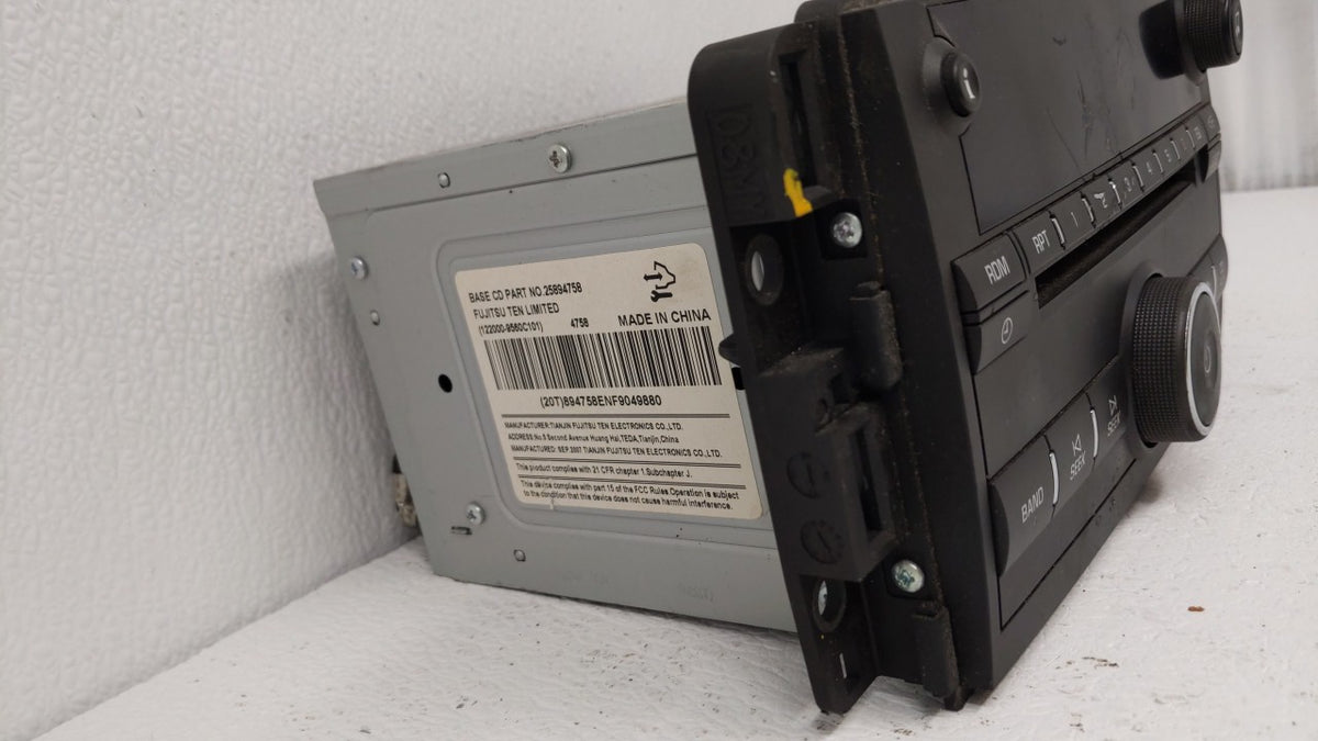 2006-2008 Chevrolet Impala Am Fm Cd Player Radio Receiver 118612 - Oemusedautoparts1.com