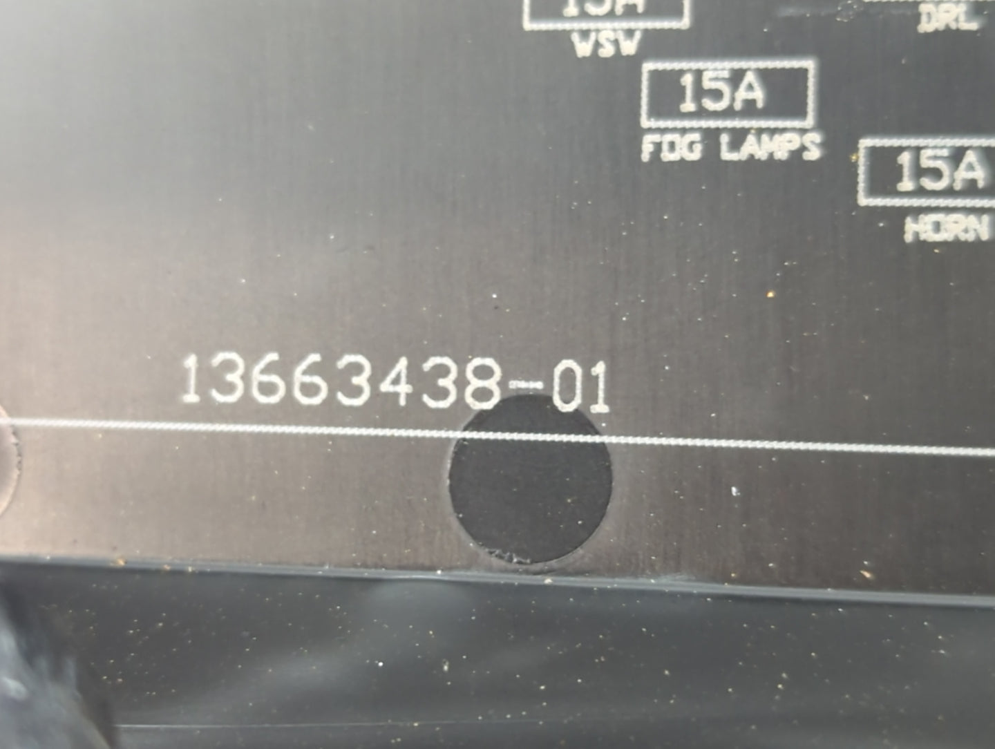 2008 Chevrolet Impala Fusebox Fuse Box Panel Relay Module P/N:13663438-01 Fits OEM Used Auto Parts - Oemusedautoparts1.com