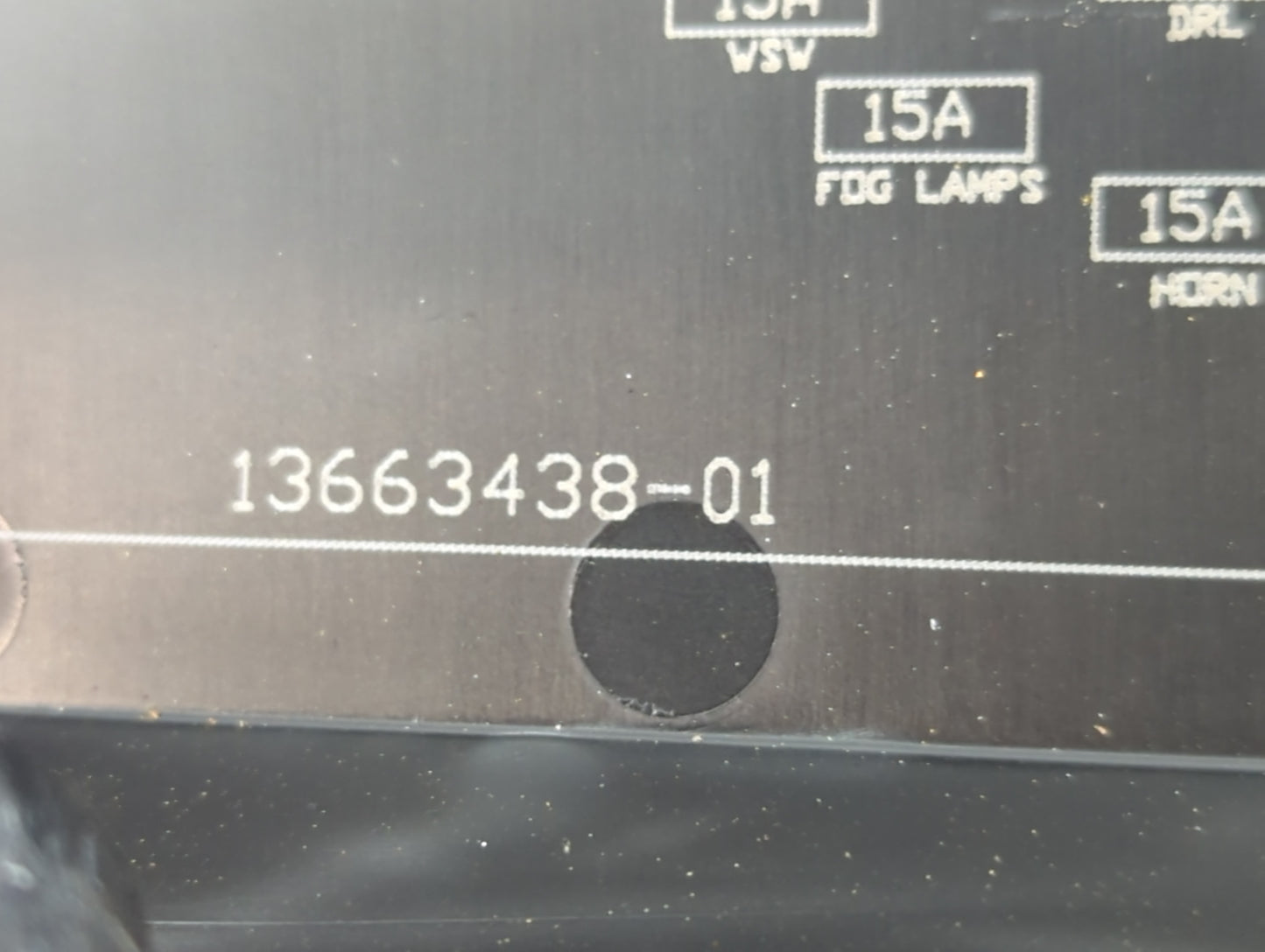 2008 Chevrolet Impala Fusebox Fuse Box Panel Relay Module P/N:13663438-01 Fits OEM Used Auto Parts - Oemusedautoparts1.com