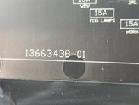 2008 Chevrolet Impala Fusebox Fuse Box Panel Relay Module P/N:13663438-01 Fits OEM Used Auto Parts - Oemusedautoparts1.com