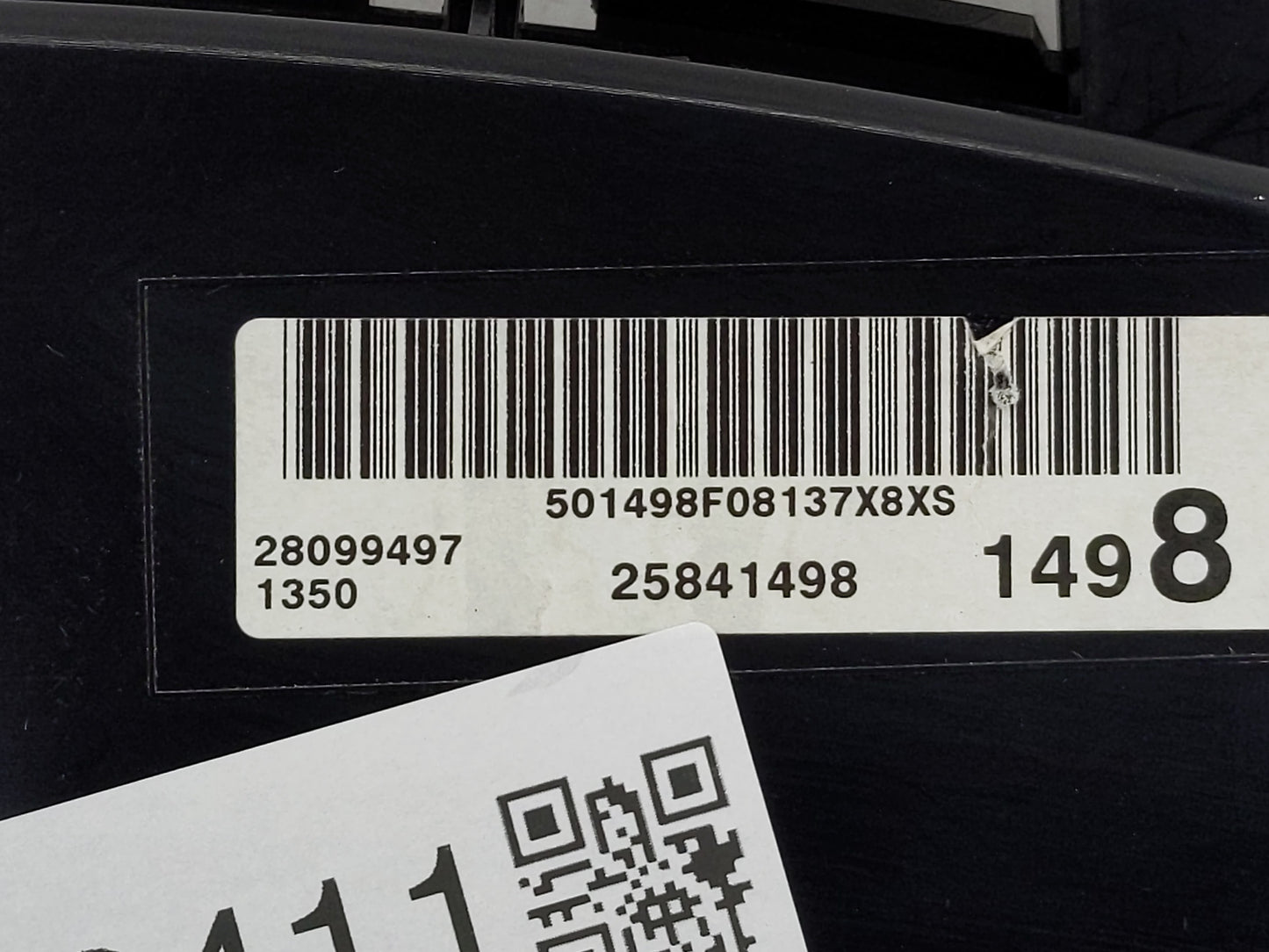 2008 Chevrolet Impala Instrument Cluster Speedometer Gauges P/N:25841498 Fits OEM Used Auto Parts - Oemusedautoparts1.com