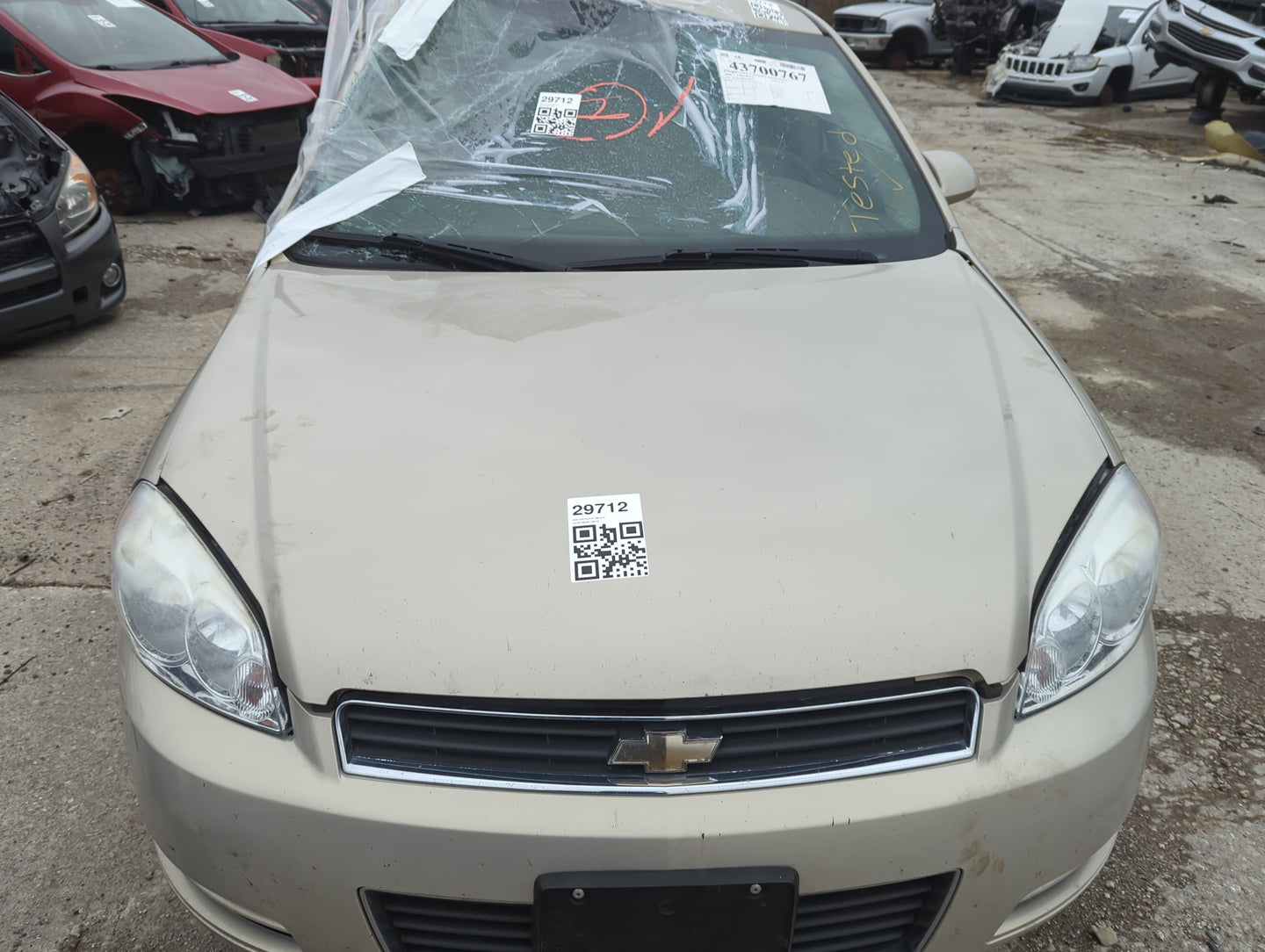 2006-2016 Chevrolet Impala Hood Oem 1303822 - Oemusedautoparts1.com
