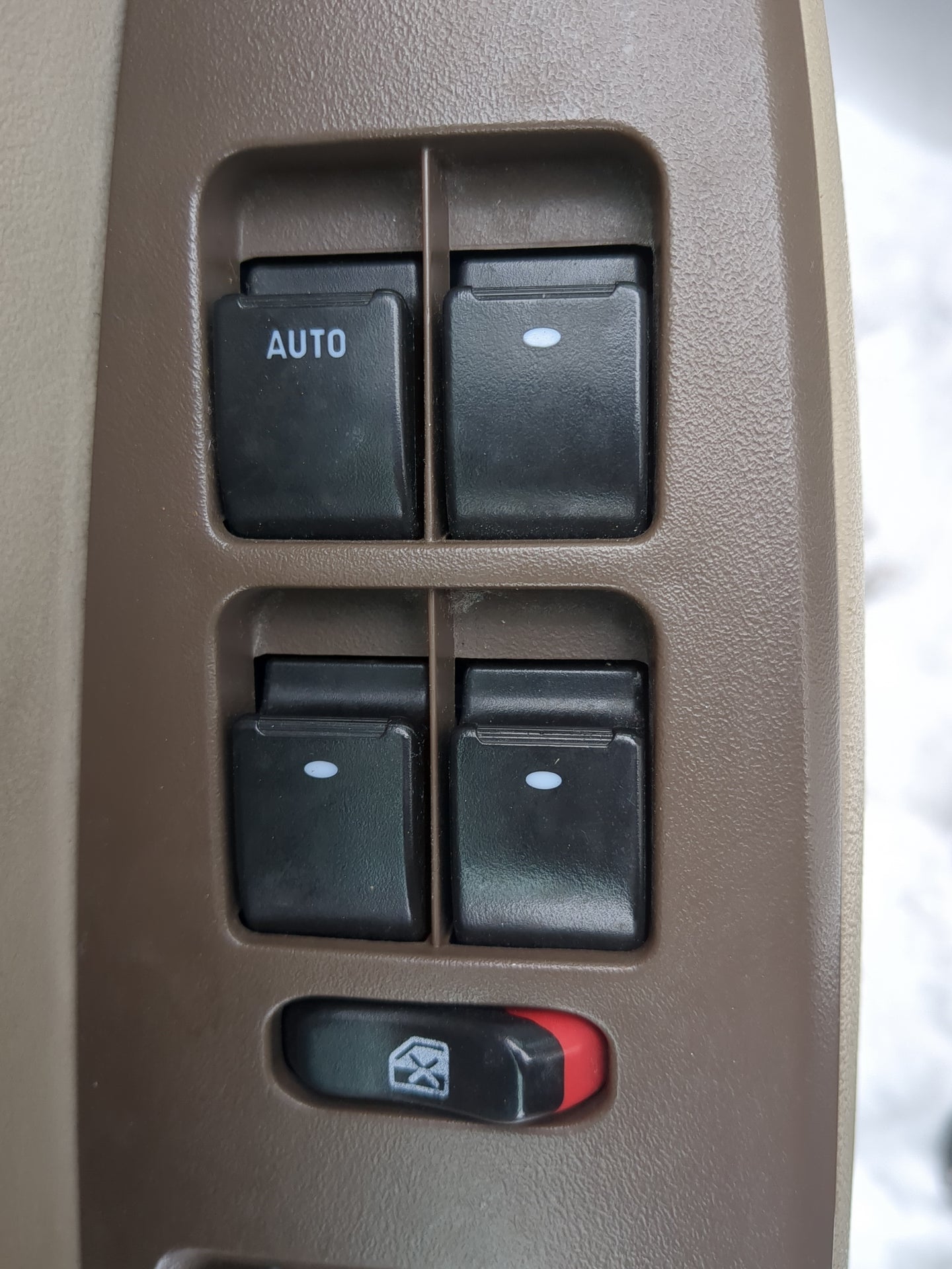 2006-2008 Chevrolet Impala Master Power Window Switch Replacement Driver Side Left Fits Fits 2006 2007 2008 OEM Used Auto Pa